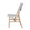 Baxton Studio Shai Modern French Grey and White Weaving and Natural Rattan Bistro Chair 225-13112-ZORO - alternate 8